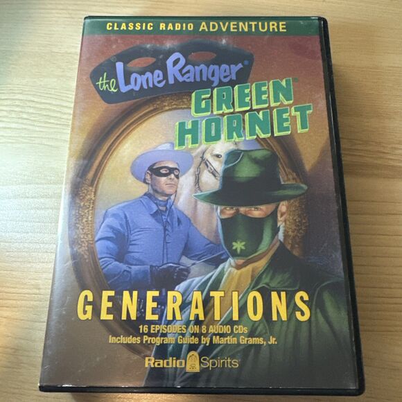 Lone RangerGreen Hornet (Old Time Radio) - Audio CD - 8 Discs - Picture 1 of 3